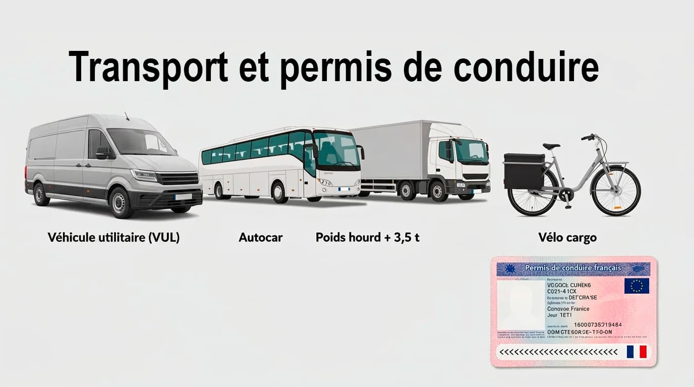 Permis de conduire transport : quelle catégorie choisir ?