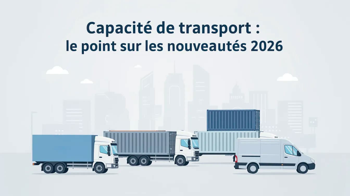 Capacité de transport 2026 : les nouveautés à connaître