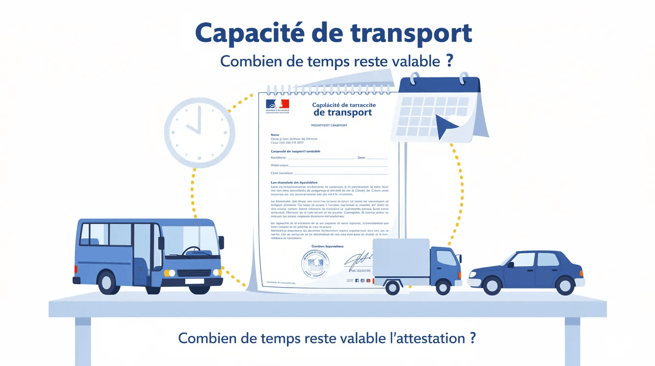 Validité de l'attestation de capacité transport | CFB Lyon