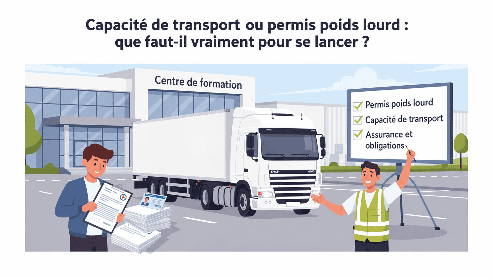 Capacité de transport ou permis poids lourd : le guide