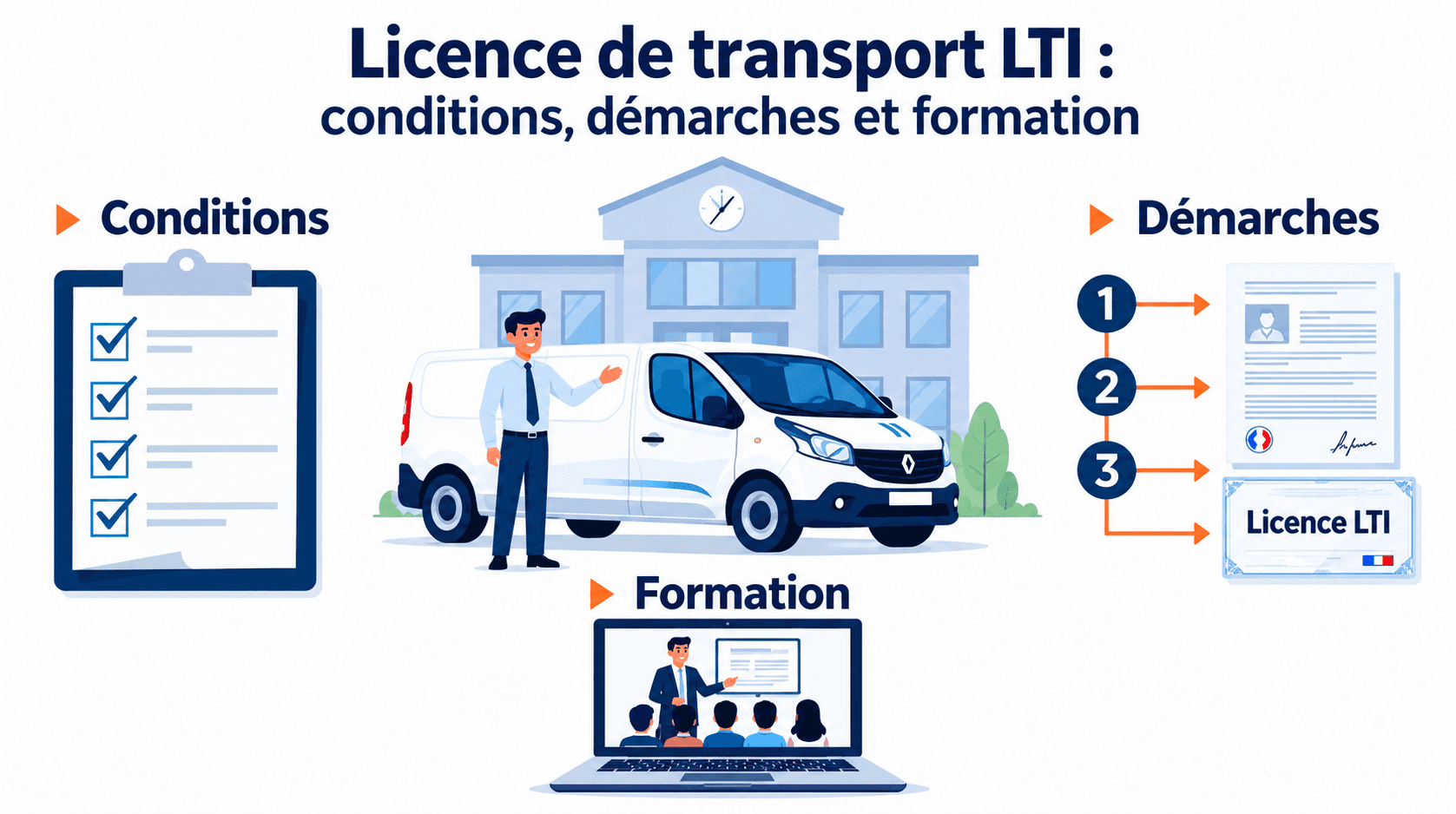 Licence de transport LTI : conditions et démarches